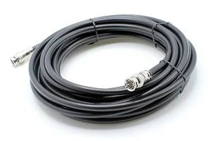 HD SDI Cable - Black Coaxial BNC Male to Male 200ft - 75 Ohm 3Gbps - Picture 1 of 7