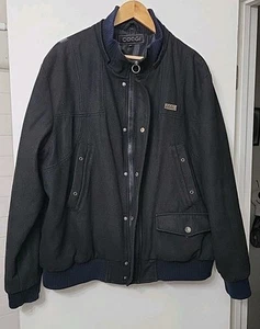 Coogi Black Full Zip Wool Jacket Size XL- Black- Plz Read - Picture 1 of 15