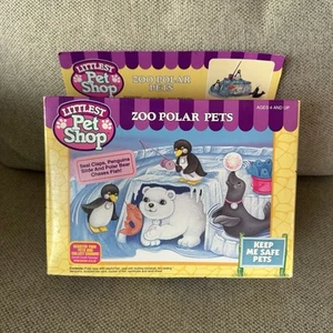 Vintage 1993 Hasbro Kenner Littlest Pet Shop LPS Zoo Polar Pets NIB - Picture 1 of 7