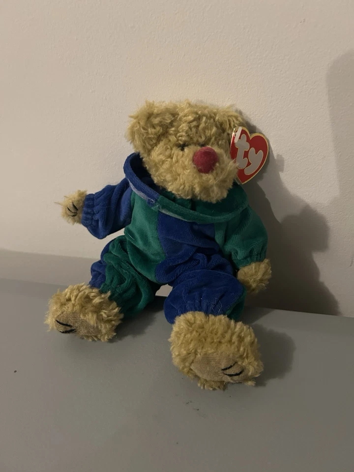 Ty Beanie Baby Attic Treasures Collection Piccadilly Payaso Oso Foto 1 de 1