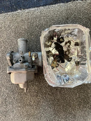 Sym Wolf Sb125n Carburettor And Fittings Used  - Image 1 of 2