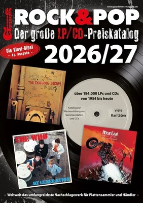 Der große Rock & Pop Preiskatalog LP/CD 2026/27 neu und ovp kein Porto - Image 1 of 4