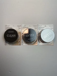 Lot of (3) Covergirl Clean Invisible Loose Powders #105 / 110 / 115 - Picture 1 of 5