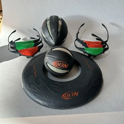 Комплект Nerf Fire Vision, Футбол + Фрисби + Мяч + Очки, ХОРОШИЙ - Изображение 1 из 4