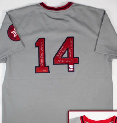 Jim Rice Signed Limited Edition Boston Red Sox Mitchell & Ness Jersey - Image 1 of 4