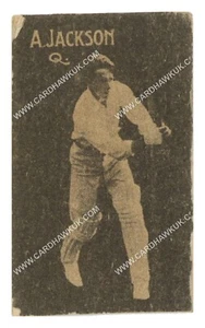 Hoadley Chocolates - 'Cricketers (Brown)' (1933) - A. Jackson (Queensland) - Picture 1 of 2