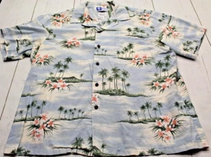 RJC Ltd Hawaiian Button Up Short Sleeve Shirt Men's 2XL - Picture 1 of 6