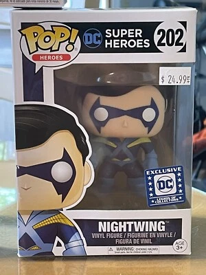 Funko Pop DC Super Heroes Nightwing 202 sin abrir y como nuevo Legión de Coleccionistas Foto 1 de 4