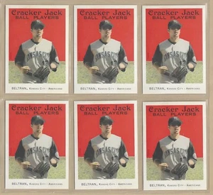 Lot of (6) 2004 Topps Cracker Jack CARLOS BELTRAN #110 Royals FREE SHIPPING - Picture 1 of 1