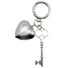 Heart Shaped Keychain Pendant Keyring Silver Color Love Key Chain