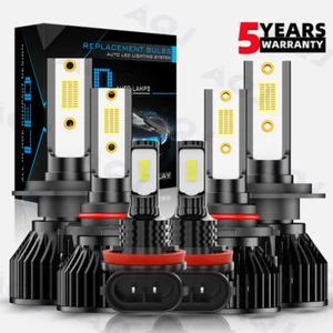 Para For 2006-2013 Suzuki Grand Vitara LED faro 9005 H7 H11 luces antiniebla 6pc - Bild 1 von 21