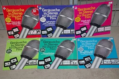 6x LP´S Filmvertonung / Hintergrundgeräusche (Jingle,Sample) - Bild 1 von 2