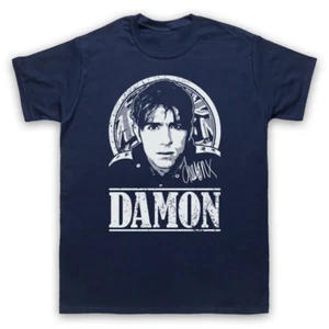 Maglietta Retro Blur Band Damon Albarn Camicia Nera Classica Unisex S-3XL - Foto 1 di 3