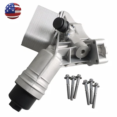 Aluminum Oil Filter Housing for BMW X6 X5 X4 X3 2018-2023 L6 3.0L New - Image 1 of 4