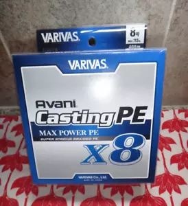 Varivas P.E Line Avani Max Power Casting X8 400m P.E 8 112lb LINEA DI PESCA - Foto 1 di 5