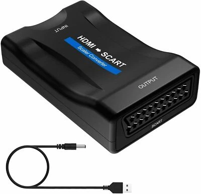 Convertitore da HDMI a SCART Adattatore Segnale Audio Video Digitale Analogico - Immagine 1 di 4
