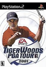 Tiger Woods PGA Tour 2001 Ps2 PlayStation 2 kids game