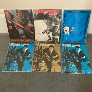 Konvolut 6 Vintage Hockey Programme 1948 - 1971 Rangers, Redwings + 4 AHA aus 60er Jahren - Bild 1 von 13