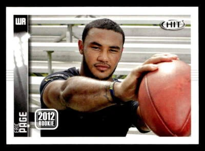 Eric Page 2012 SAGE HIT Card #142 Toledo Rockets - Image 1 of 2