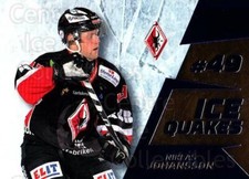 2012-13 Swedish Hockey Allsvenskan Ice Quakes #5 Niklas Johansson
