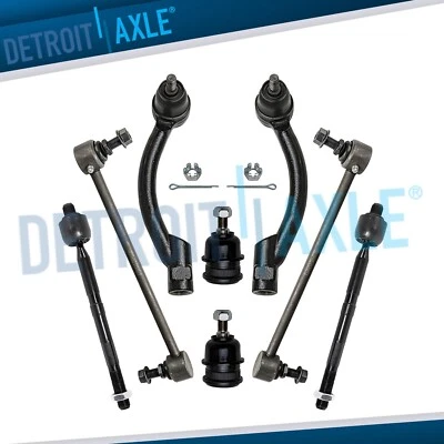 8pc Front Lower Ball Joints Tie Rods +Sway Bar Links for Kia Forte5 Forte Koup - Image 1 of 4