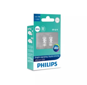 PHILIPS 11961ULWX2 ULTINON LED T10 5W WEDGE GLOBES 6000K PAIR - Picture 1 of 5