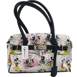 Disney Parks World Bolso Tira de Cómic Bolso de Hombro Bolso Mickey Minnie Mouse - Imagen 1 de 16