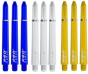 3 Sets Winmau Pro Force Medium Dart Shafts - Versandverfolgung - Blau Weiß Gelb - Bild 1 von 1