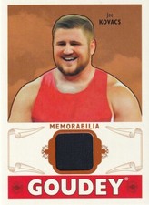 UPPER DECK 2016 GOODWIN CHAMPIONS JOE KOVACS #GM-KO GOUDEY RELIC CARD