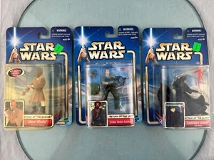 Luminara, Mace Windu, Rebel Soldier 2002 STAR WARS Attack of the Clones VF+ Card - Picture 1 of 8