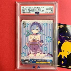 PSA 10 Weiss Schwarz Re:ZERO RZ/S46-P06 PR Promo Rem " Happy Birthday " Gem Mint - Picture 1 of 7