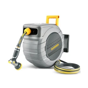 Retractable Garden Hose Reel 5/8 in x 65 ft Upgraded UV Resistant Heavy Duty ... - Picture 1 of 9