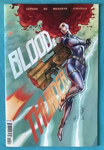 BLOOD & THUNDER #1 J Scott Campbell JSC 1:50 Cover E Variant 9.6/9.8 IMAGE - Picture 1 of 12