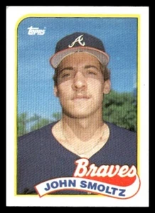 1989 Topps #382 John Smoltz Atlanta Braves Baseball card - Picture 1 of 2