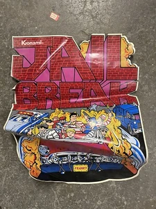 Jail break decalcomania laterale gioco arcade originale, Konami 1986 - Foto 1 di 1