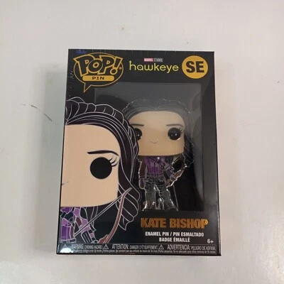 Nuevo Pin Esmalte Hawkeye Kate Bishop Funko Pop con Soporte Nuevo en Caja Sellado Foto 1 de 3