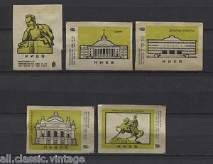 Schönes Lot Russische Serie Vintage Matchbox Etiketten - Bild 1 von 1