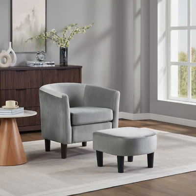 Silla FunniHomi 19.3''D X 18.5''W Terciopelo con Otomana para Niños y Adolescentes Foto 1 de 4