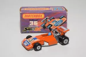 B11 1:64 3 INCH MATCHBOX LESNEY SUPERFAST 36 FORMULA 5000 RACING CAR MIB - Picture 1 of 8