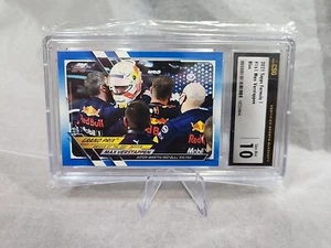 2021 Topps F1 Max Verstappen Blue #161 48/99 CSG 10 - Picture 1 of 2