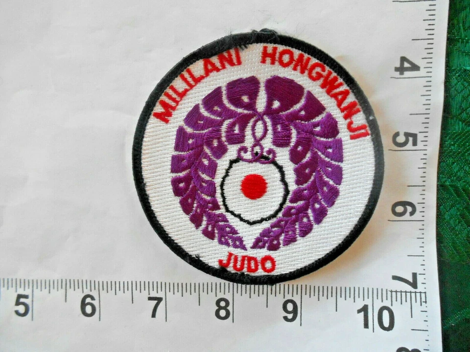 JUDO MILILANI HONGWANJI  Martial Arts  Patch     sew on patch with free shipping - Image 1 of 1