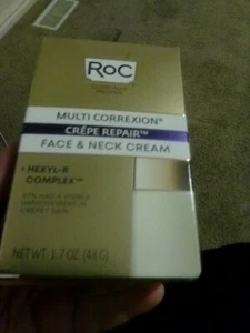 RoC Multi Correxion Crepe Repair Face & Neck Cream Wrinkle Anti Aging Skincare - Picture 1 of 13