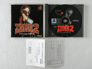 TOMB RAIDER 2 II PS1 VICTOR Sony Playstation From Japan - Picture 1 of 5