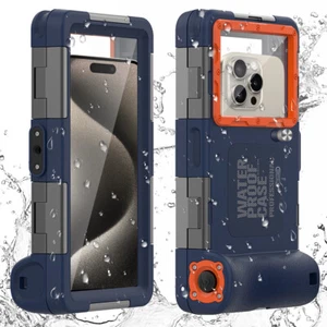 Underwater Diving Waterproof Phone Case Cover for iPhone 16 15 Pro Max Samsung - Picture 1 of 13