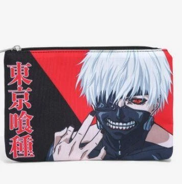 Bolsa de maquillaje a cuadros Tokyo Ghoul Ken Kaneki Foto 1 de 1