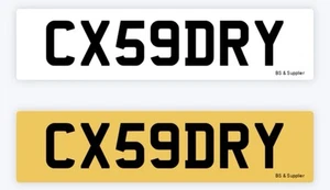 CHOUDARY Private number plate cherished registration CX59 DRY personal car reg - Picture 1 of 3