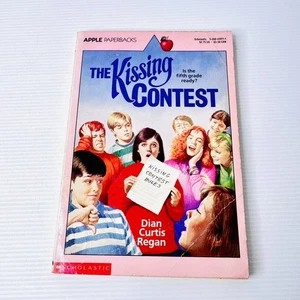 The Kissing Contest by Dian Curtis Regan 1990 Vintage Apple Paperbacks Fiction - Picture 1 of 7