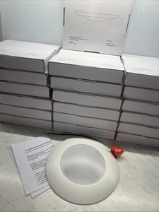 Intertek #227926 LED 15w 20 Surface Mount Fixture 940 Lumens White Trim 7" - Picture 1 of 12