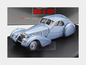 1:43 RIO Bugatti Type 57 Sc Atlantic 1936 Light Blue Met RIO4687 - Foto 1 di 2