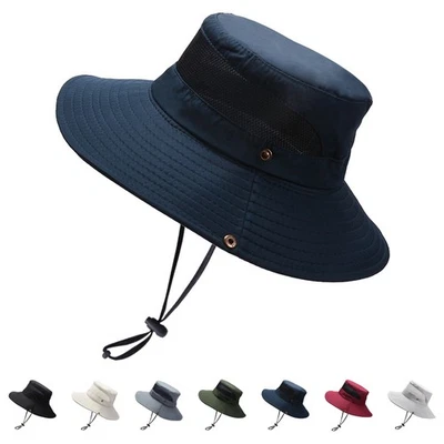 Boonie Hat Sun Hat for Men Women Wide Brim Bucket Hat for Safari Hiking Beach - Image 1 of 4